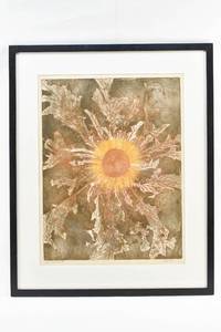 lot 90 image: Anne Walker Giant Thistle Etching