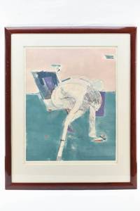 lot 79 image: Ron Pokrasso Studies from Human Conditioning Panel 1 Monoprint