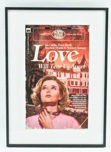lot 279 image: Joy Division Love Will Tear Us Apart Gothic Romance Print Poster