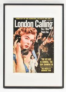 lot 281 image: The Clash London Calling Pulp Thriller Poster