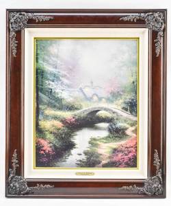 lot 133 image: Brookside Hideaway Thomas Kinkade Giclee