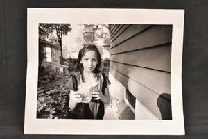 lot 129 image: Tim Francisco Girl with Lady Bugs in Jar Photograph