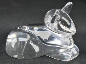 lot 192 image: Steuben Crystal Cat Figure