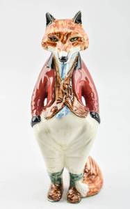 lot 303 image: Cinque Ports Pottery Anthropomorphic Fox Figurine