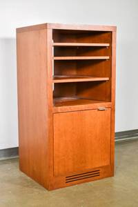 lot 369 image: MCM Style Wood Media Center Cabinet