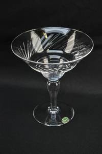 lot 96 image: Stewart Crystal Swirl Compote Dish