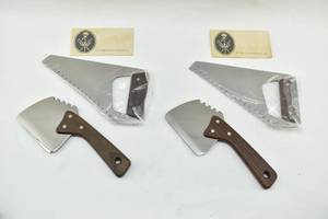 lot 109 image: 2 Vintage Serrette-Cleaverette Knife Sets