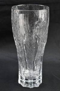 lot 125 image: Iittala Vellamo Icicle Clear Glass Vase by Valto Kokko