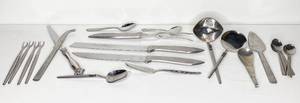 lot 37 image: Assortment of Stainless Steel Flatware