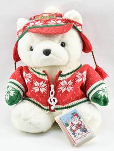 lot 57 image: 1992 Dayton Santa Bear with Original Cassette Tape