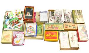 lot 63 image: Box of Vintage Assorted Holiday Stationary