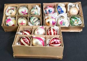 lot 60 image: 3 Boxes of Assorted Christmas Ornaments