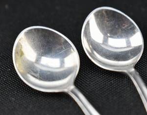 lot 17 image: Set of 6 Georg Jensen Sterling Silver Cypress Mocha Spoons