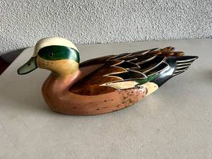 Tom Taber Ducks Unlimited Special Edition 1990-91 American Wigeon Large Decoy