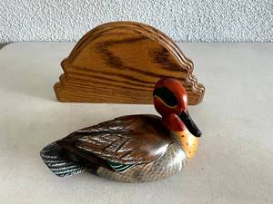 Ducks Unlimited American Teal Series 1996-97 with Small Wood Shelf