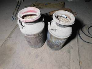 lot 39 image: (2) Cream Can