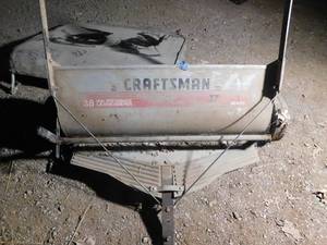 lot 64 image: Craftsman 38 Lawn Sweeper