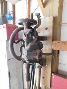 lot 96 image: Antique Drill Press