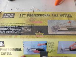 lot 99 image: Tool Shop 17 Tile Cutter