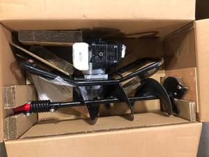 Legend Force 52 cc 2-Cycle Gas Powered 1-Man Earth Auger with 8 in. Bit   Customer Returns See Pictures