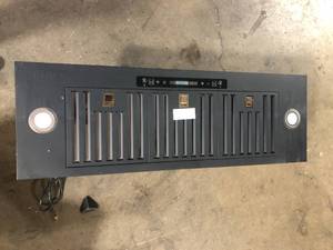 iKTCH 36 in. 900 CFM Ducted Insert with LED 4 Speed Gesture Sensing and Touch Control Panel Range Hood in Stainless Steel   Customer Returns See Pictures