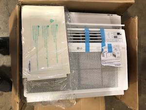 LG 12,000 BTU Window Smart Air Conditioner LW1222ERSM Cools 550 Sq. Ft. with ENERGY STAR and Remote  Customer Returns See Pictures