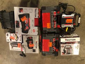 Lot of Assorted Vector Portable Power Stations  Various Sizes and Conditions  Customer Returns See Pictures