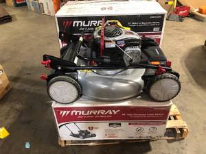 Lot of Assorted Murray Lawn Mowers Various Sizes and Conditions Customer Returns See Pictures