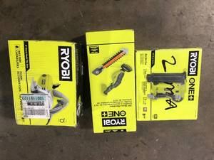 Lot of Assorted Ryobi Lawn Care Items Various Models and Conditions Customer Returns See Pictures