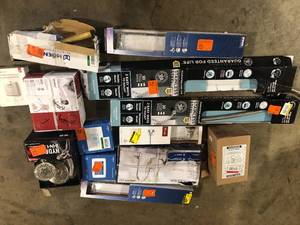 Lot of Assorted Bathroom Items and Plumbing Various Models and Conditions  Customer Returns See Pictures