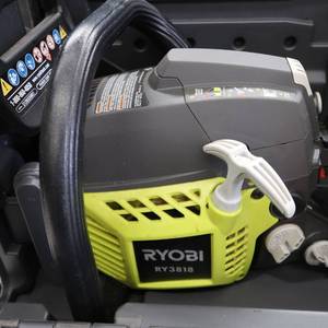 lot 5 image: RYOBI 18 38cc CHAIN SAW.