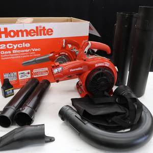 lot 6 image: HOMELITE 2 CYCLE GAS BLOWER  VAC
