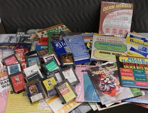 lot 88 image: ALBUMS ,ALBUMS, ALBUMS AND 8 TRACK TAPES