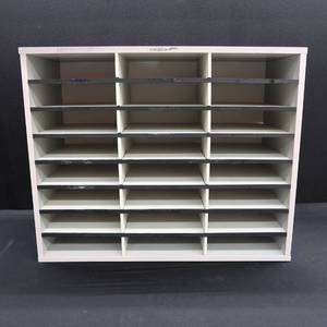 lot 22 image: OFFICE DIVIDER FILE SYSTEM CABINET