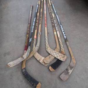 lot 109 image: HOCKEY STICKS AND MORE HOCKEY STICKS