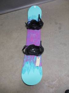 lot 1 image: Burton Feather 49 Snowboard
