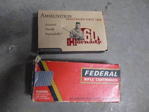 lot 4 image: Hornady and Federal Rifle Cartridges