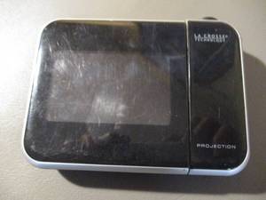 lot 38 image: La Crosse Projection Alarm Clock