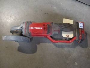 lot 63 image: Craftsman 4-12 inch Angle Grinder