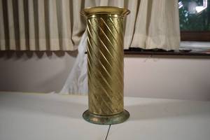 Large Golden Decorative Vase