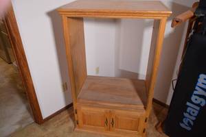 Wooden Cabinet, Missing Shelves
