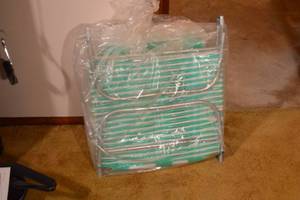 Blue and White Stripe LawnBeach Chair