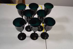 8ct Set of Carico Fine Lead Crystal Chalices