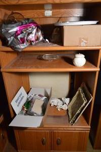 Assorted Shelf Contents - SHELF NOT INCLUDED