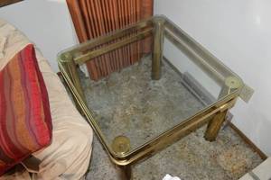 Glass Side Table