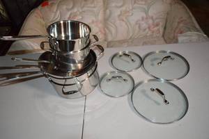 6pc Set of Emeril Pots and Pans
