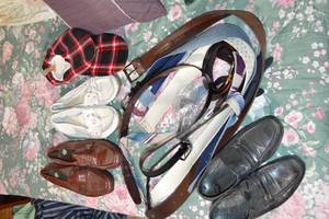 Assorted Belts, Ties, Gloves
