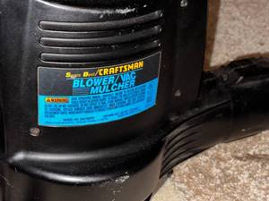 Sears BestCraftsman Leaf BlowerVacMulcher