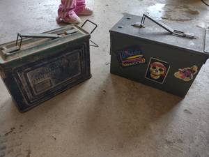 lot 14 image: Lot of 2 Ammo Cans