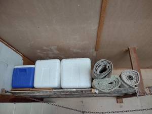 lot 33 image: Coolers and Carpet Remnants